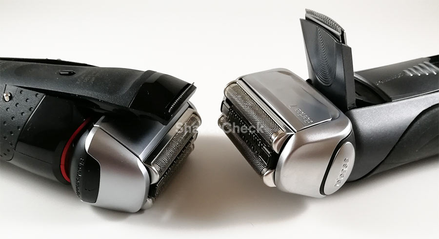The extended hair trimmers on the Series 5 and 7.